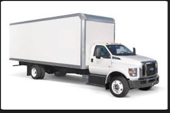 Box truck repair Jessup MD - white Ford delivery truck