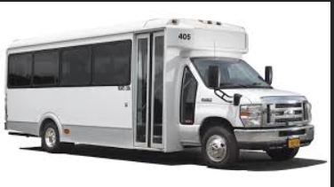 Mini bus repair Maryland - white 25 passenger mini coach
